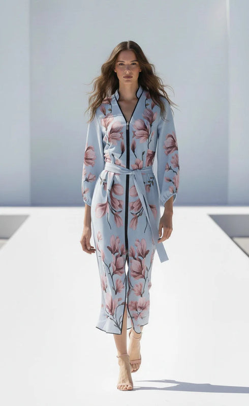 Eirianna The Brand - Blue Blossom Long Dress