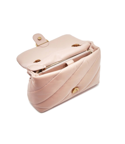 PINKO - Love Classic Puff Maxi Quilt Cipria