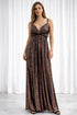 Lace - Sequin Backless Maxi Dress