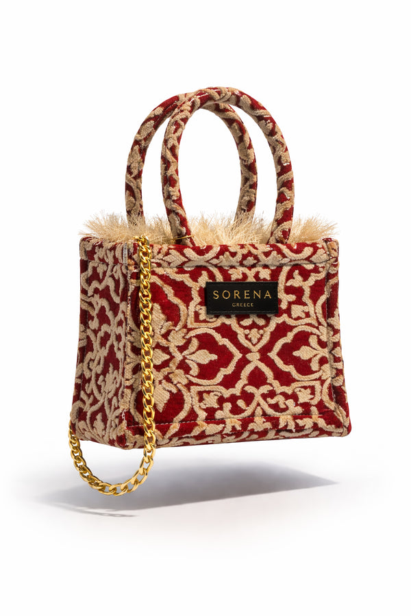 Sorena - Matterhorn Red Mini Tote Bag