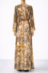 Whiteroom Selection - Baroque & Leopard Print Maxi Dress