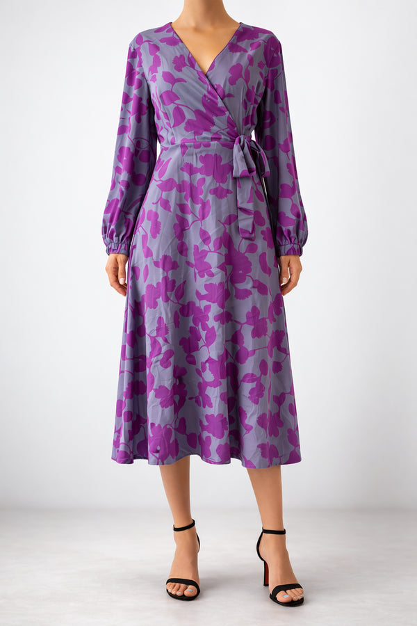 Lovin' Cloz - Floral Wrap Midi Dress