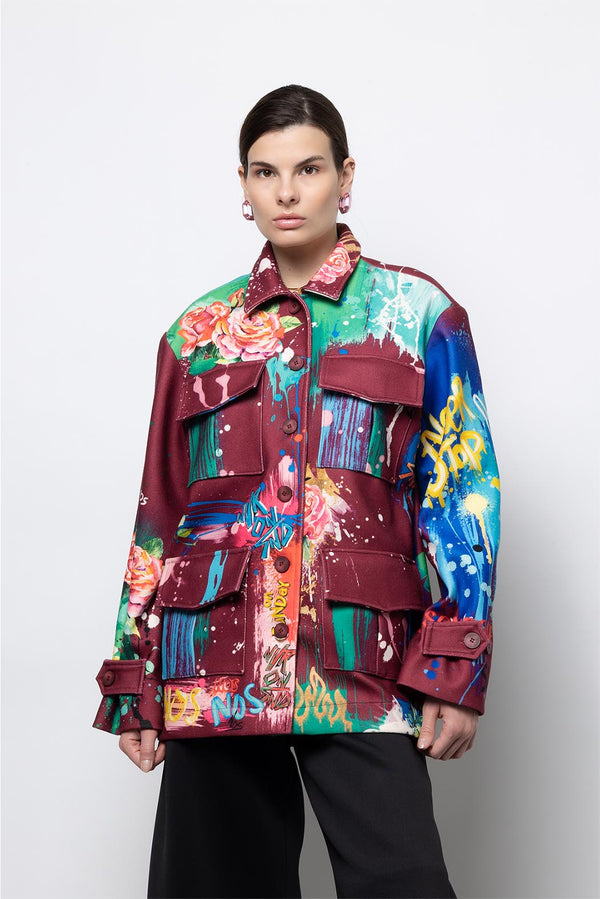 Never On Sunday - Adira Jacket Bordeaux