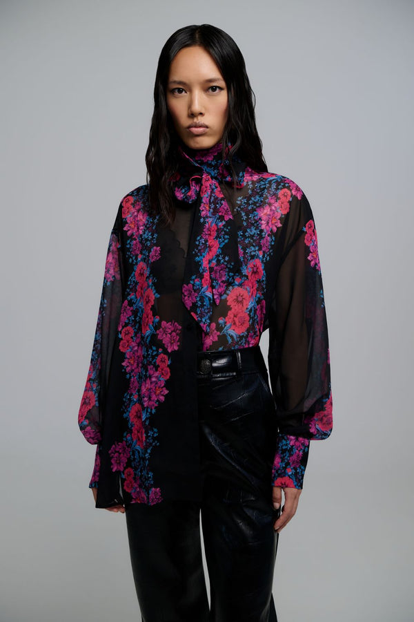 Iraida Ethereal - Brea Black Oversized Shirt