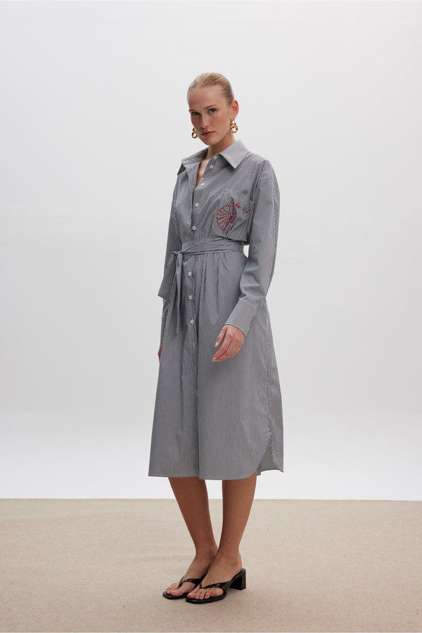 Ciel Concept - La Vie En Ciel Black Stripes Dress