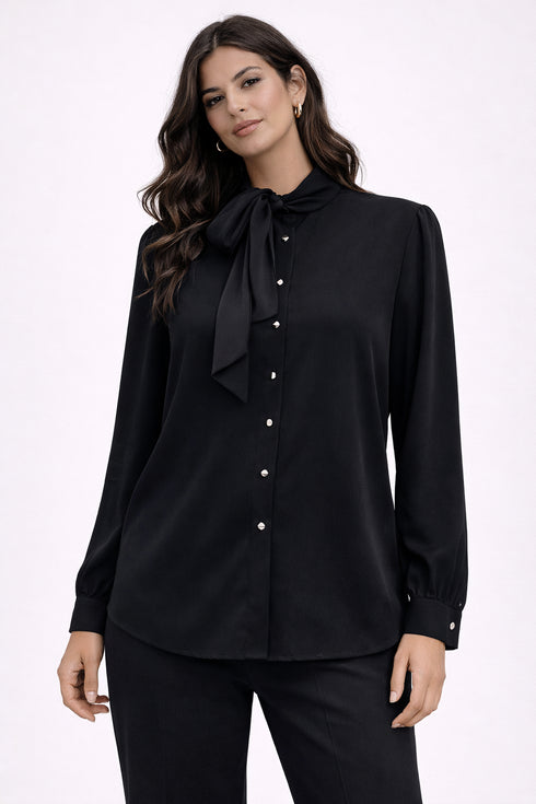 Lovin' Cloz - Black Bow Shirt