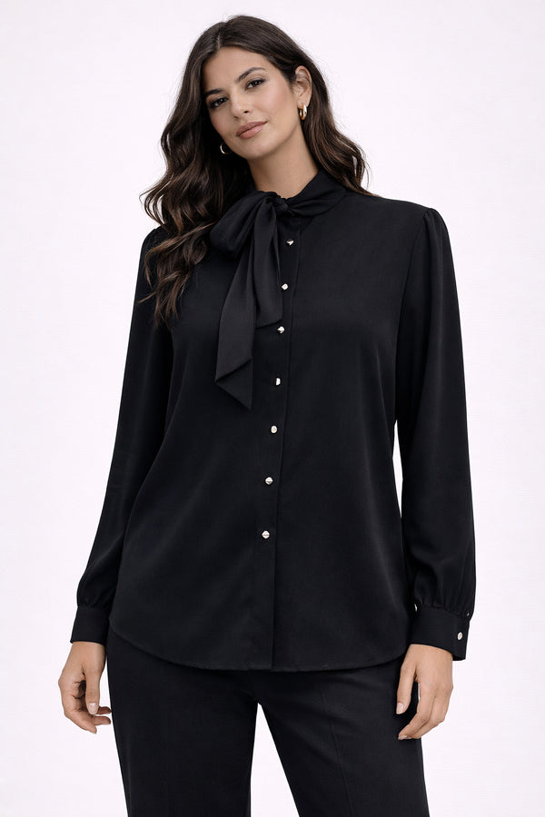 Lovin' Cloz - Black Bow Shirt
