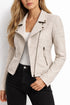 Whiteroom Selection - Genuine Leather Biker Jacket Off-White