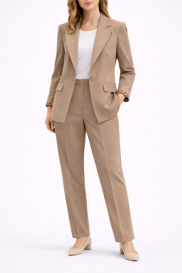 Whiteroom Selection - Modern Beige Tailored Suit Set