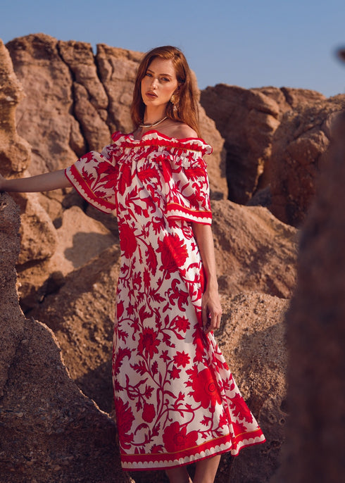 Eirianna The Brand - Audrey In Red Long Dress