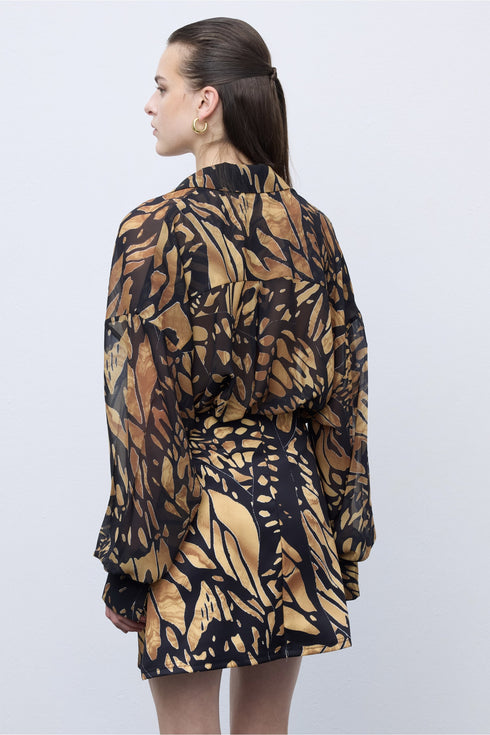 Ciel Concept - Butterfly Mosaic Mini Skirt