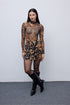 Ciel Concept - Butterfly Mosaic Mini Skirt