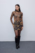 Ciel Concept - Butterfly Mosaic Mini Skirt
