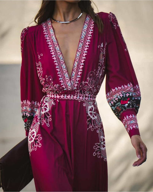 Eirianna The Brand - Vintage Wine Dress