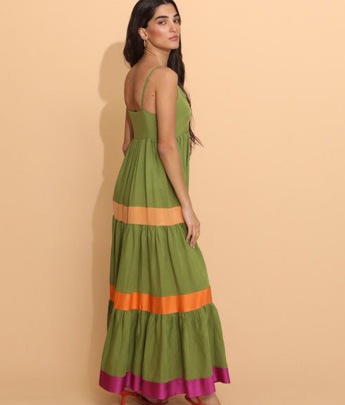 Nema - Janus Olive Maxi Dress