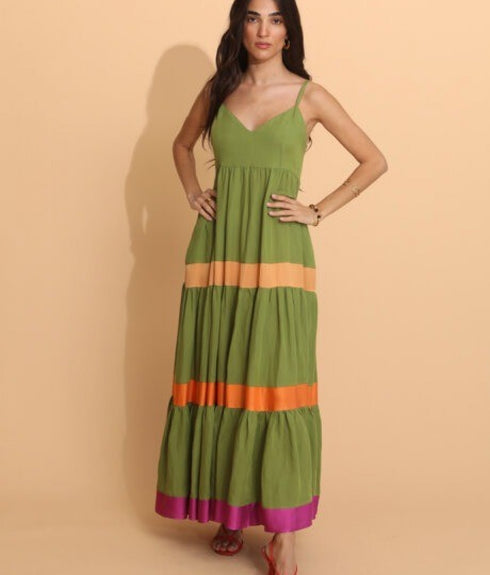 Nema - Janus Olive Maxi Dress