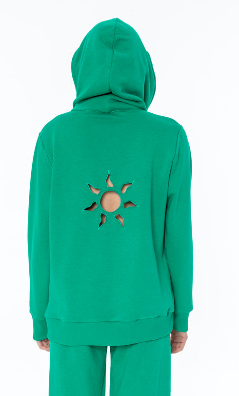 Never On Sunday - Emma Top & Auli Pants Green Set