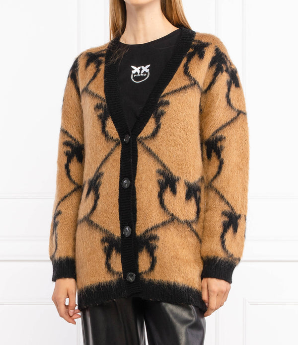 PINKO - Adelphi Cardicoat Cammello/Noir