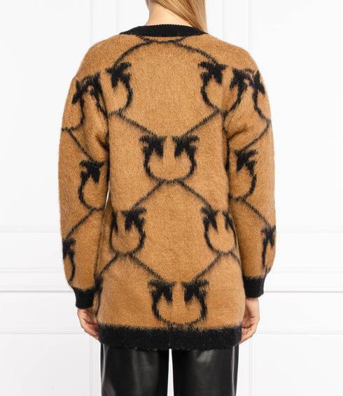 PINKO - Adelphi Cardicoat Cammello/Noir