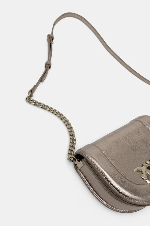 PINKO - Love Round Click Mini Silver