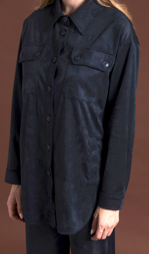 Lovin' Cloz - Cyra Suede Overshirt