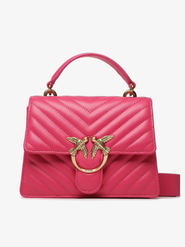 PINKO - Love One Top Handle Mini Light Pink