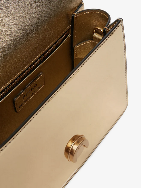 PINKO - Love One Top Handle Mini Light Gold
