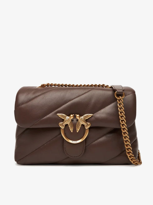 PINKO - Love Classic Puff Maxi Quilt Marrone