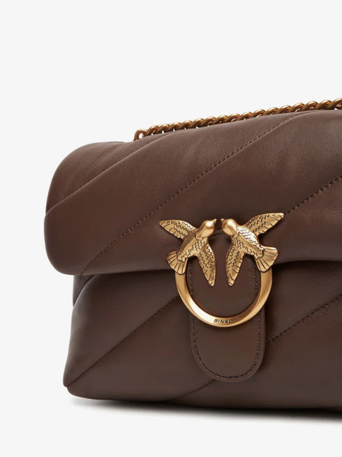 PINKO - Love Classic Puff Maxi Quilt Marrone