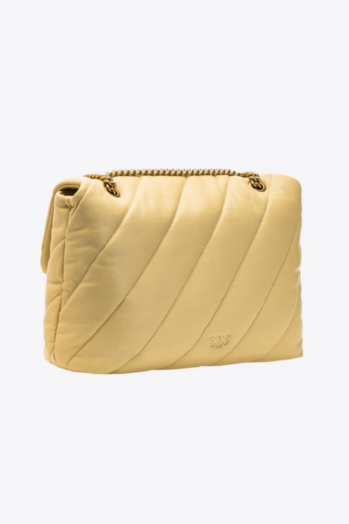 PINKO - Love Big Puff Maxi Quilt Banana