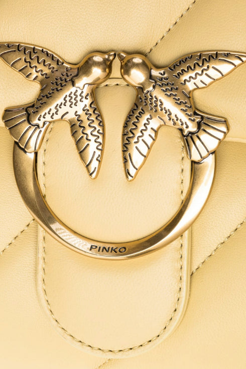 PINKO - Love Big Puff Maxi Quilt Banana