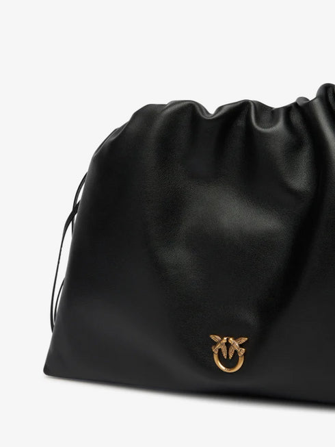 PINKO - Maxi Clutch Tracolla Black