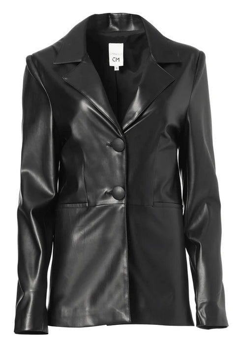 Manolo - Faux Leather Jacket