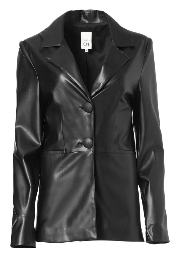 Manolo - Faux Leather Jacket