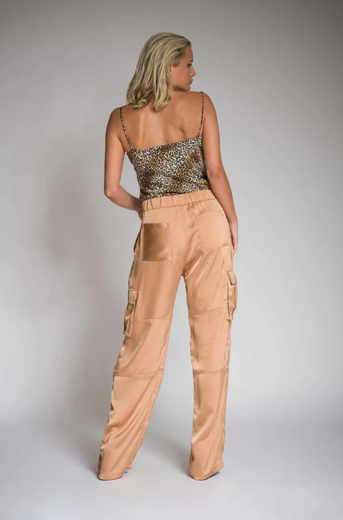 Seven Sins - Leopard Print Satin Top
