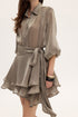 Ciel Concept - Clio Shirt & Skirt Set Grey