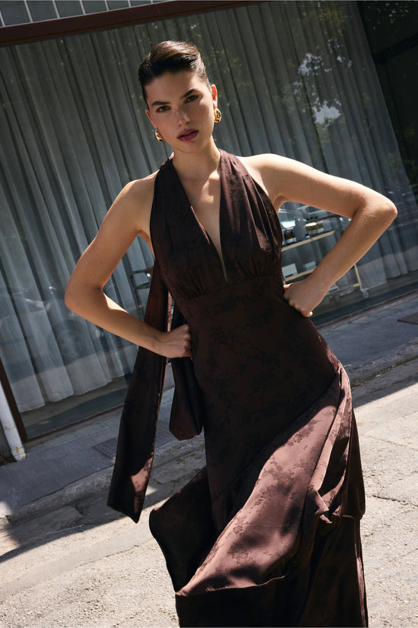 Ciel Concept - Blair Brown Long Dress