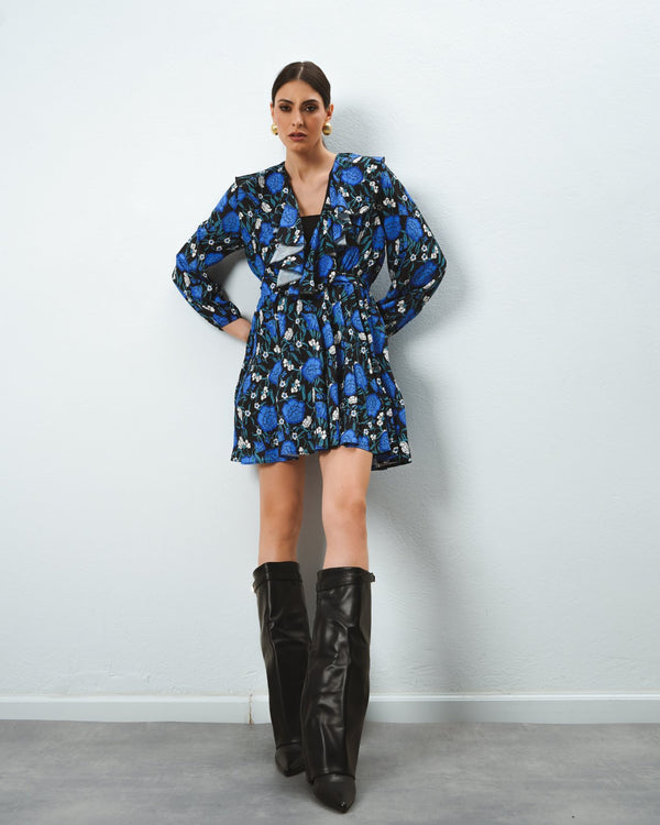 Eirianna The Brand - Blue Heart Mini Dress