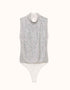 Lumina Sequins Bodysuit Silver