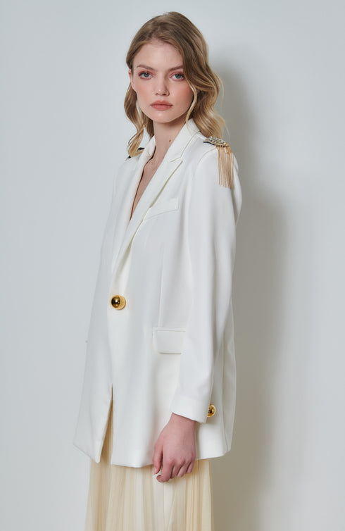 Dorina Savva - White Blazer