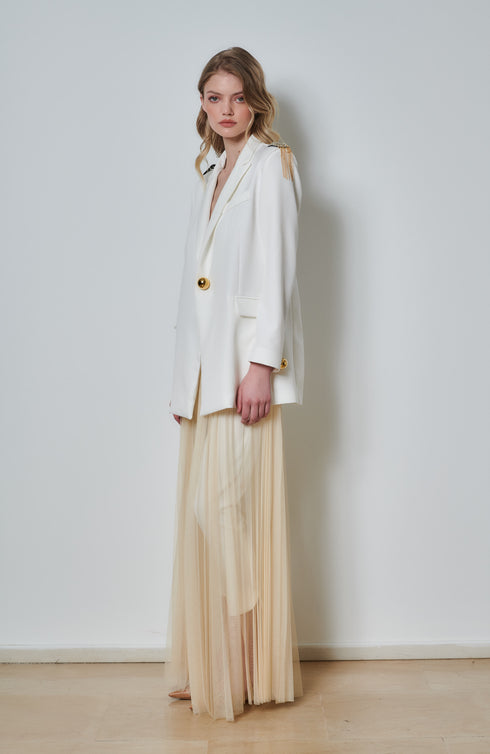 Dorina Savva - White Blazer