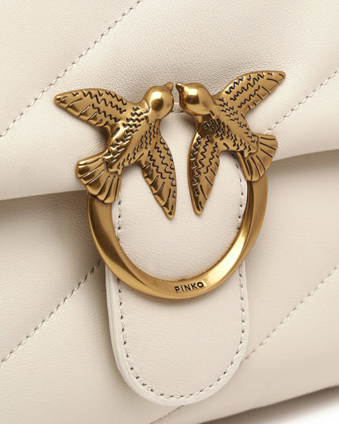 PINKO - Love Classic Puff Maxi Quilt White