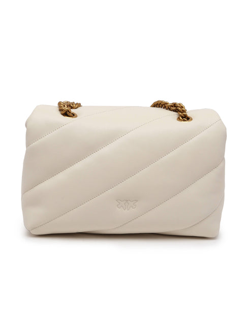 PINKO - Love Classic Puff Maxi Quilt White