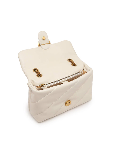 PINKO - Love Classic Puff Maxi Quilt White