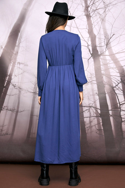 Anna Samouka - Fayete Midi Dress Blue