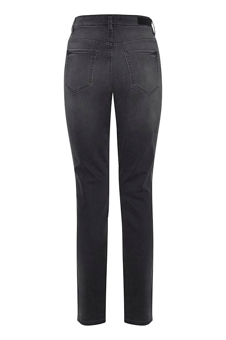 ICHI - Twiggy Raven Long jeans Washed Grey