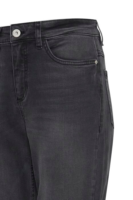 ICHI - Twiggy Raven Long jeans Washed Grey