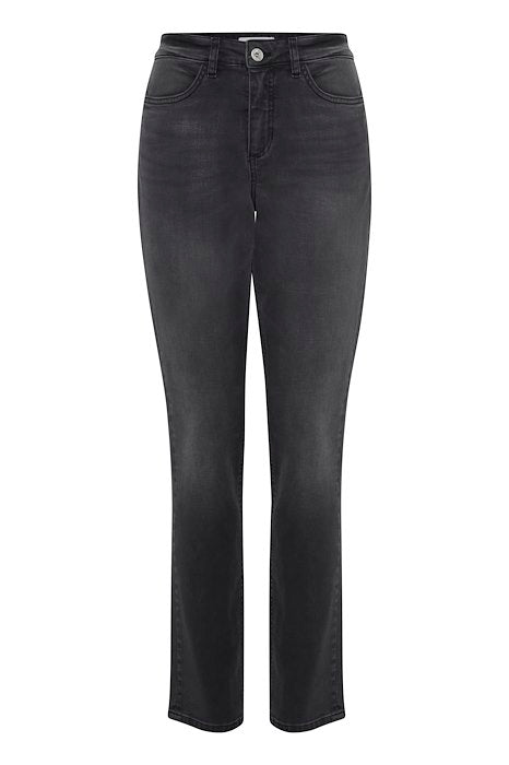 ICHI - Twiggy Raven Long jeans Washed Grey