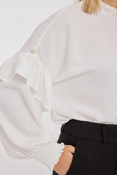 Mind Matter - Noah Top Ecru